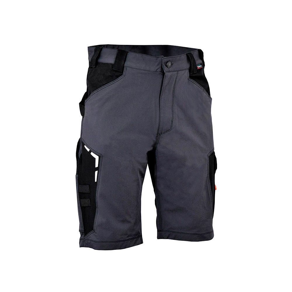 Bermuda bortan cinzento escuro preto tamanho 38