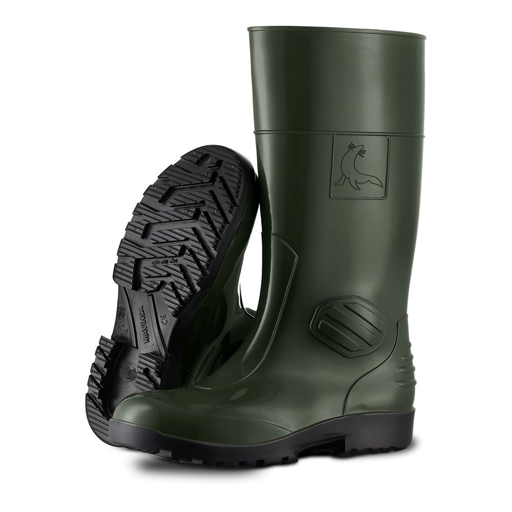 Bota de segurança para chuva s5 src cor verde e preto tamanho 38