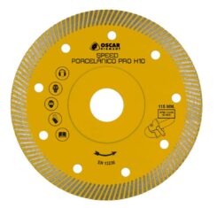 Disco de porcelana spedd PRO H10 mm, Ø115 mm