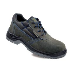 Sapatos de segurança de camurça perfurada S1P metalfree tamanho 38 blackleather