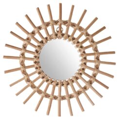Espelho de SOL em rattan Ø30 cm