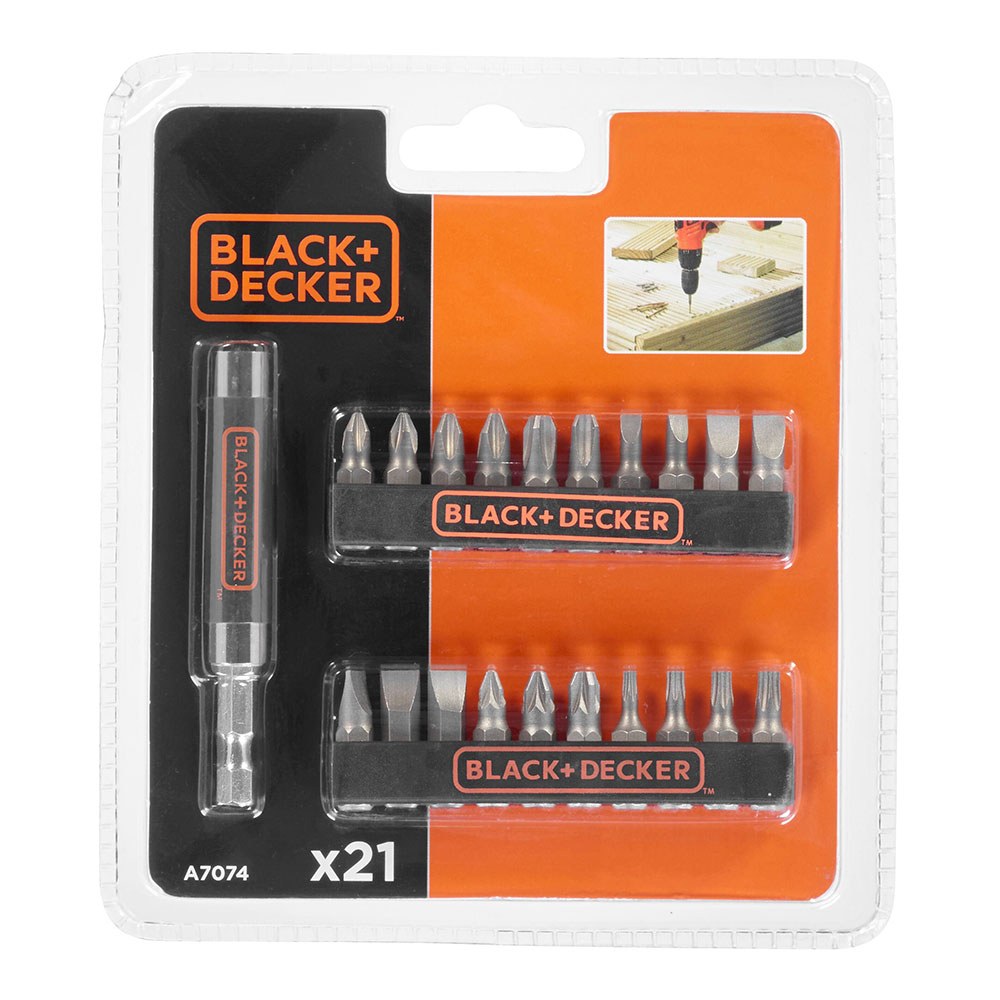 Conjunto de 21 peças de bits para chave de fenda com suporte magnético. - Image 2