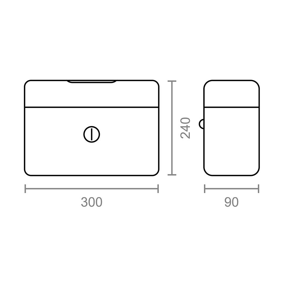 Cofre CFC09 300x240x90mm azul M13400 micel - Image 3