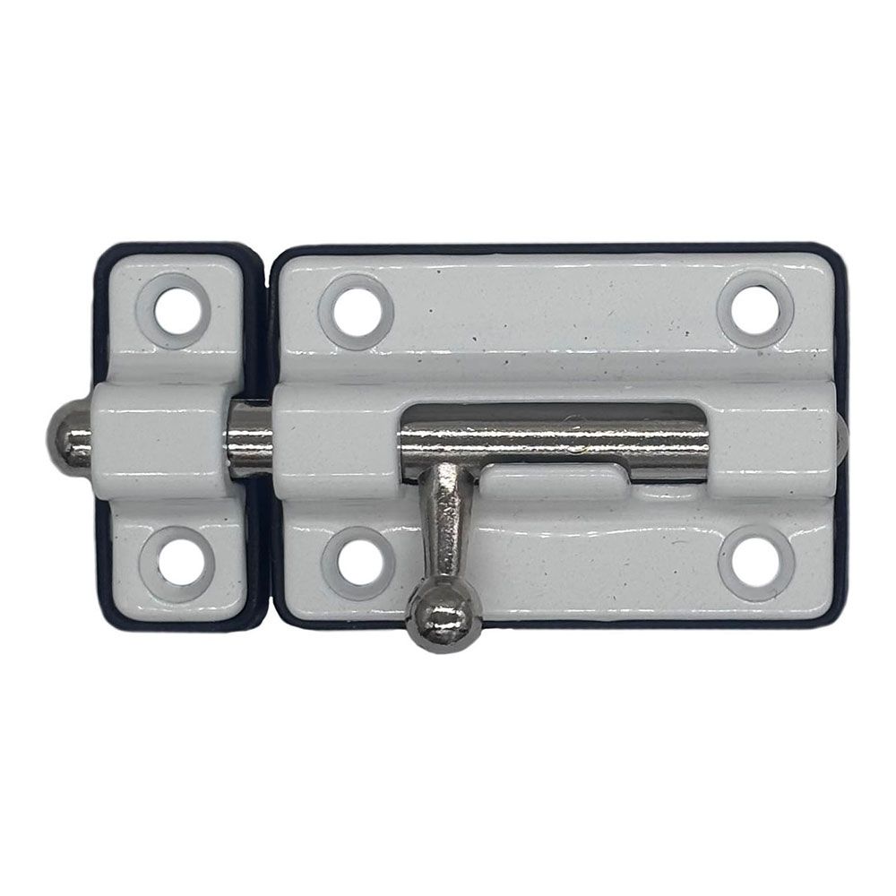 Pino de parafuso de base de plástico. 50 mm branco