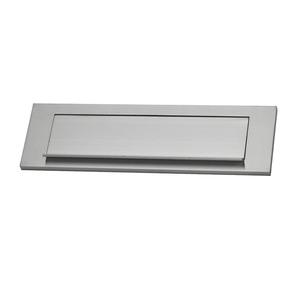 Placa para correio para porta em alumínio 25,2 x 7,5 cm