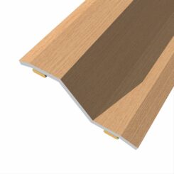 Junta de aço para desnível 8-14 mm, adesiva, flooring, carvalho escuro, 83 x 3,6 cm