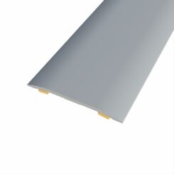 Junta de alumínio para mesmo nível, 37 x 2,3 mm, adesiva, quick & PRO, prata mate, 83 cm