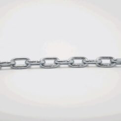 Caixa corrente zincada "l" Ø10mm pitch 50mm largura exterior 34,6mm 14m