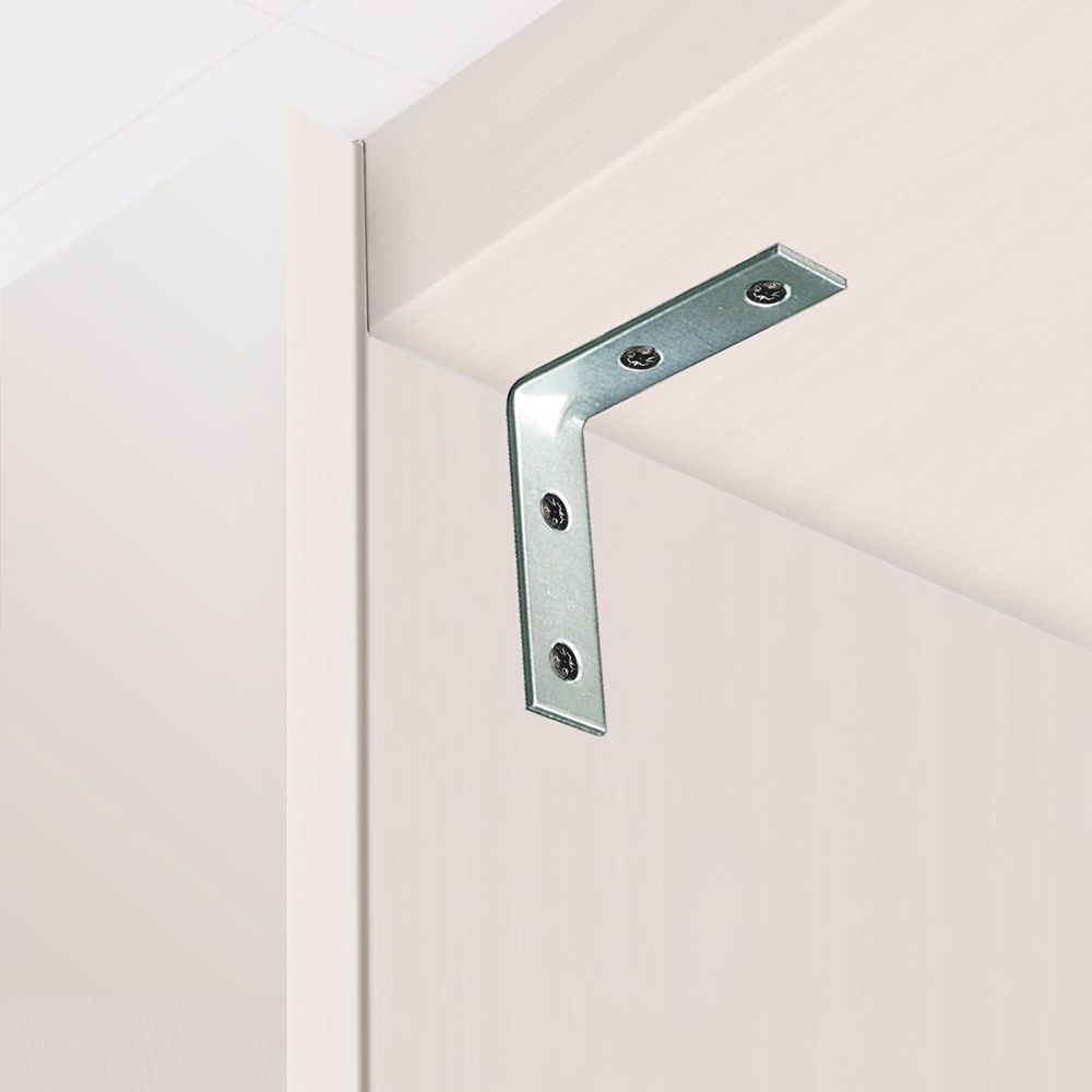 Ângulo de reforço AN02, aço zincado, 50 x 50 x 15 mm. 4 unidades - Image 3