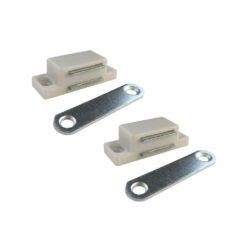 Fecho magnético IM02, branco, 56 x 18 mm, 2 unidades