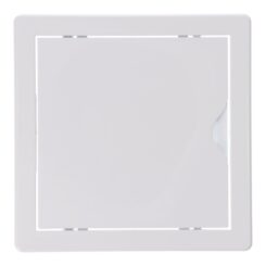 Tampa de registro quadrada de encastrar ABS 15x15cm branca