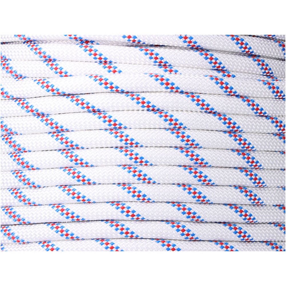 Corda adriça entrançada de poliéster branco distinta, calibre 8 mm x 200 m - Image 2