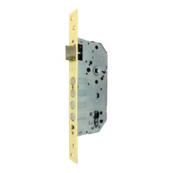 Fechadura de embutir CRE13 50/85 mm acabamento latão