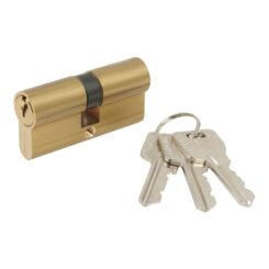 Cilindro serreta europerfil 30-40 acabamento latão E-30-40 MCM