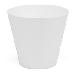 Vaso tipo cone de injeção COR branco Ø32 cm