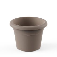 Vaso redondo cinza ø26 cm