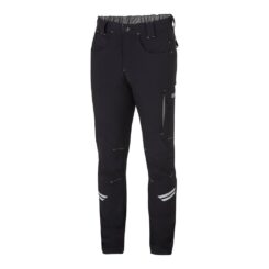 Calças tecido técnico ligeiro preto/cinza kansas T2 - M
