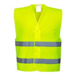 Colete de alta visibilidade amarelo fluor tamanho M