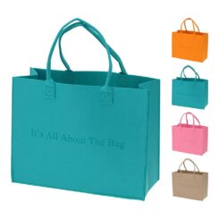 Bolsa em feltro 44 x 34 cm, cores variadas