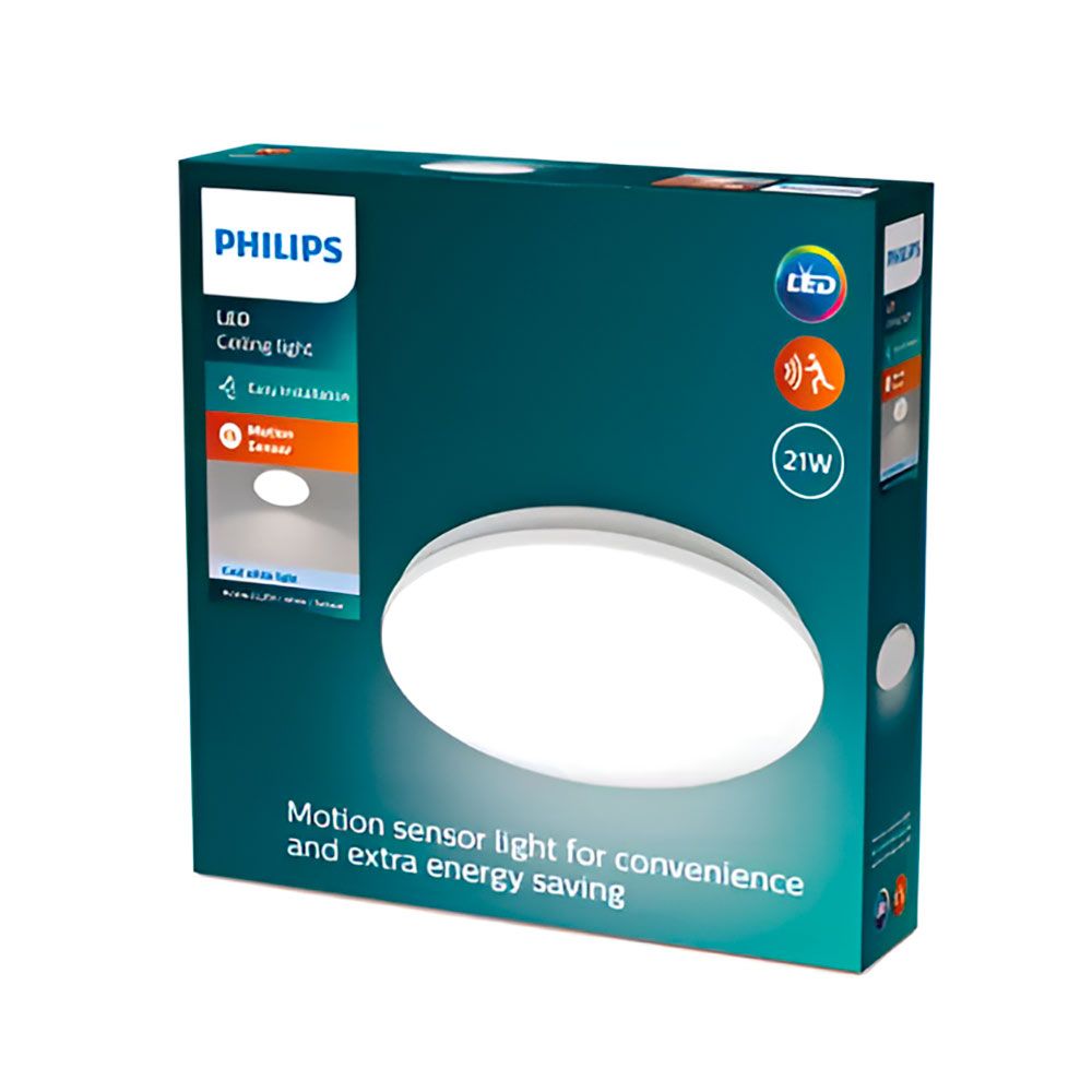 Candeeiro de teto redonda com sensor, acuna, 21 W, 4000 K, 2900 LM, LUZ natural, ø 34,5 cm - Image 2
