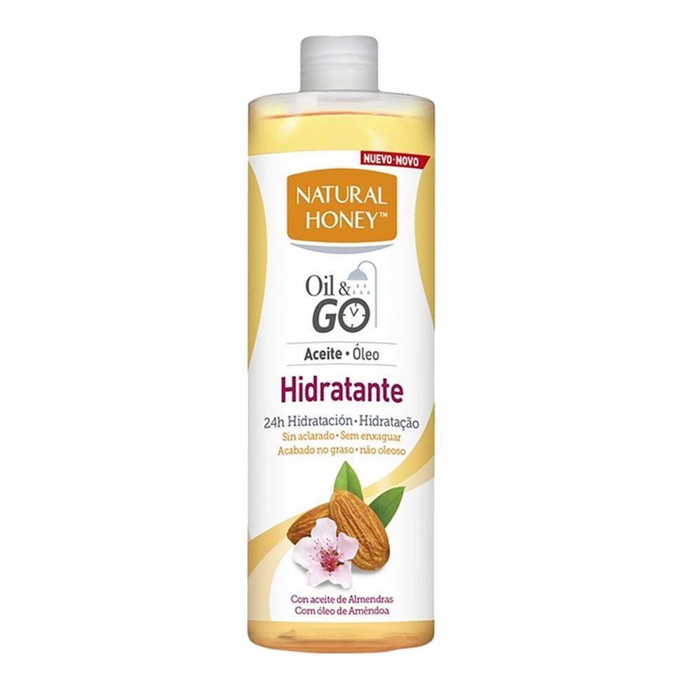Óleo corporal natural honey 300ml hidratante