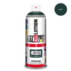 Spray de tinta acrílica evolução 520 cc ral 6005 verde musgo fosco 300 g