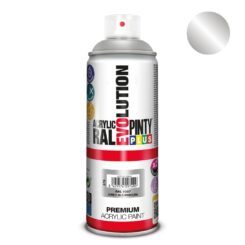 Spray de tinta acrílica evolução 520 cc ral 9007 cinza alumínio