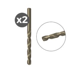 FISCHER Broca para metal HSS-CO, ø4,00 x 43/75 mm, 2 peças