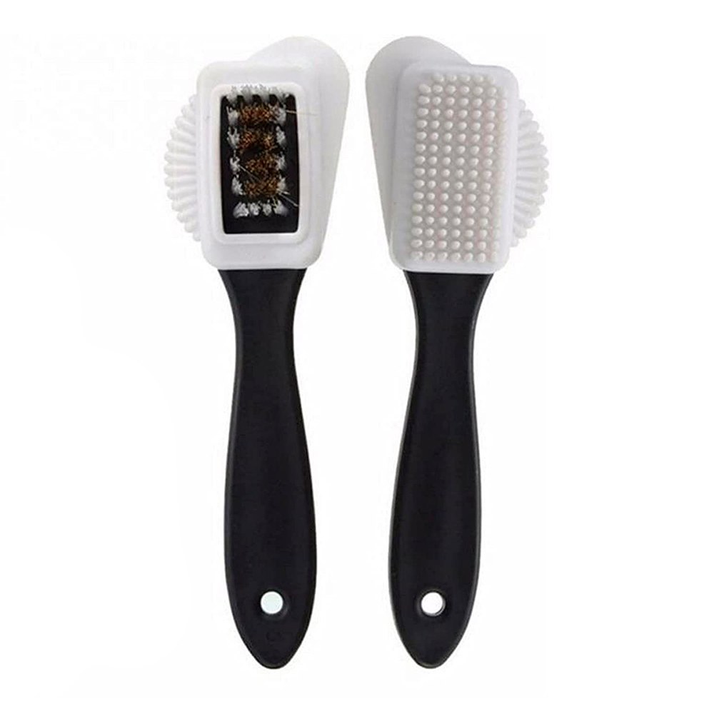 Escova de limpeza 4 faces para sapatos de camurça