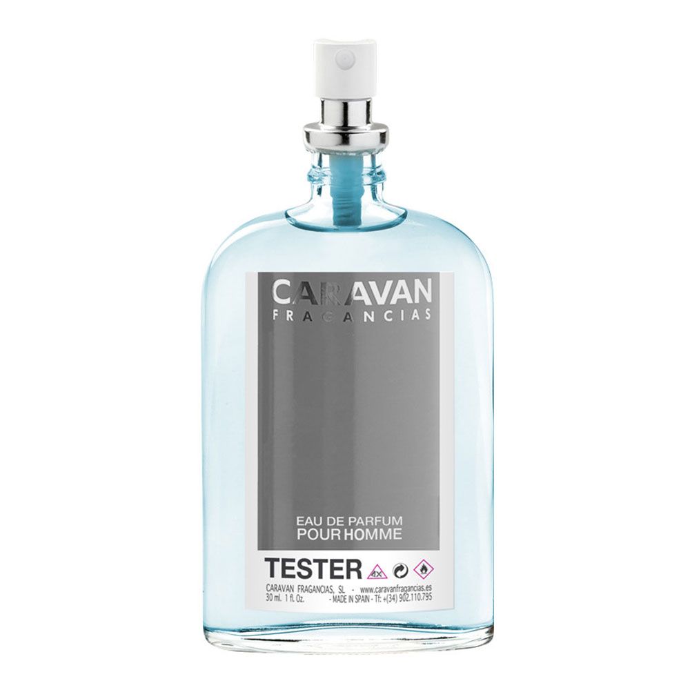 Tester 30ml caravan EDP CRO nº 16 homem grátis pela compra de 4 unid. da fragância correspondente ao tester