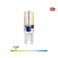 Bombilla g9 silicona led 2,5 w 170 lm 3200 k luz calida ø15 x 50 mm