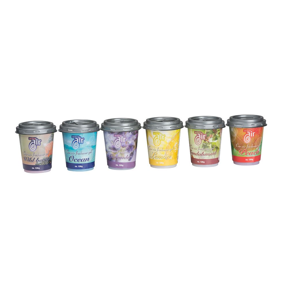 Ambientador GEL fragrâncias variadas active AIR 130g