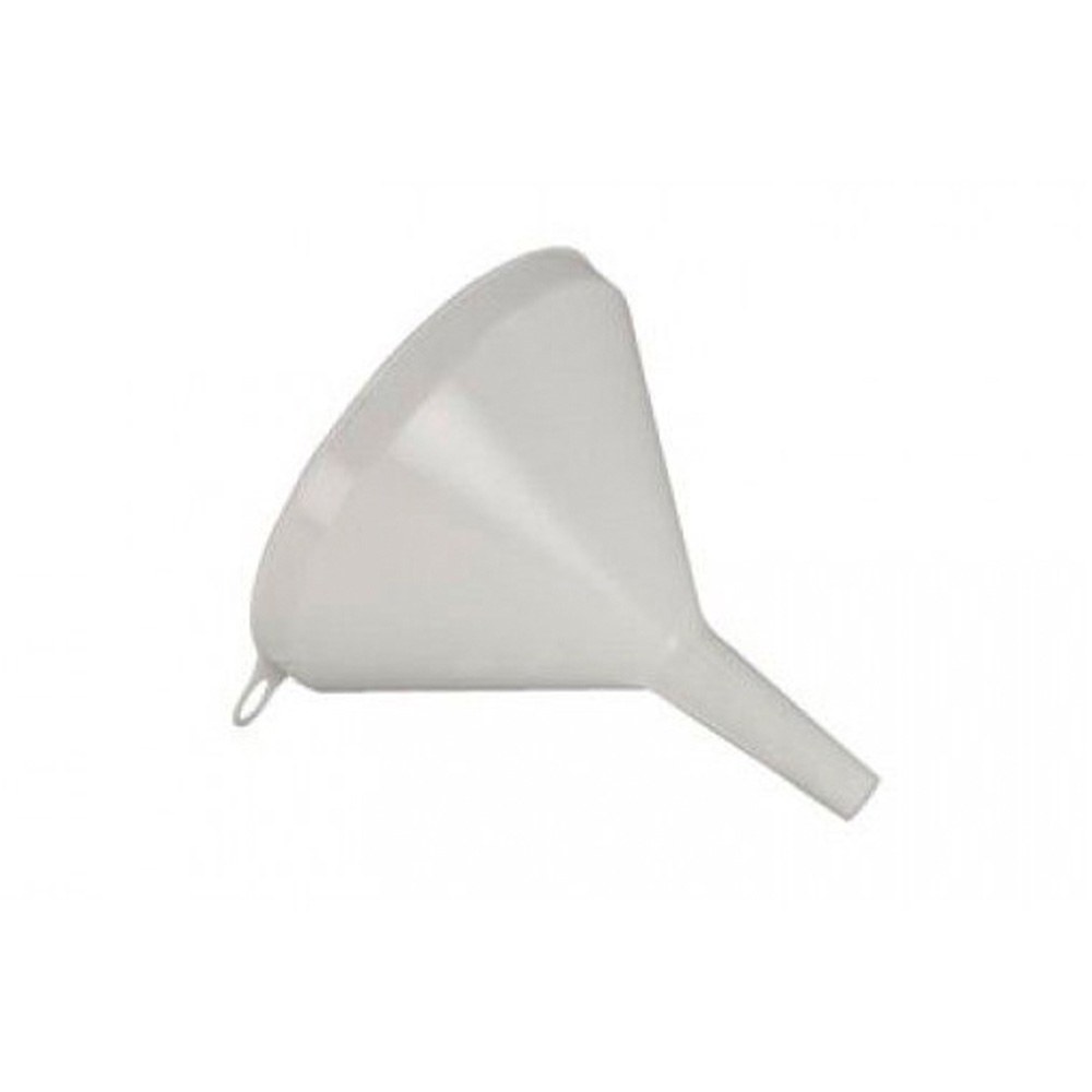 Funil de plástico com bico rígido Ø80 mm