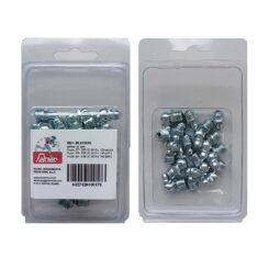 Graxeira reta EF-503 com rosca de 1/4, GAS-14 H, blister 10 un