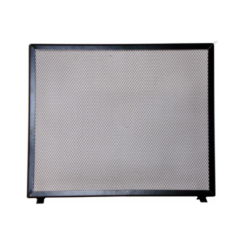 Painel de Lareira Retangular Simples