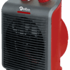 Termoventilador Vertical Vermelho e Preto